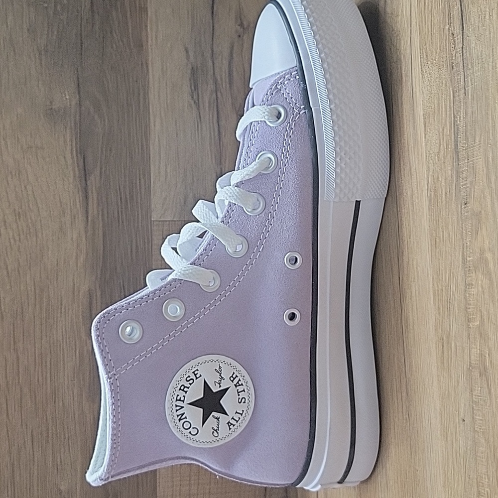 Converse Women's High-Top Sneakers - Light Purple - Picture 7 of 12